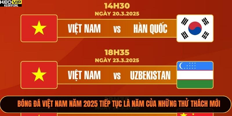 Lịch Thi Đấu Bóng Đá Việt Nam Năm 2025 2 Bóng đá Việt Nam năm 2025 tiếp tục là năm của những thử thách mới